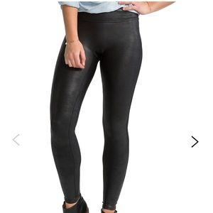 Spank Faux Leather Leggings